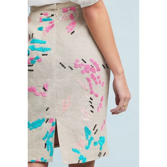 Anthropologie Albury Textured Pencil Skirt by Tracy Reese Sz. 2 See Description - Picture 7 of 16
